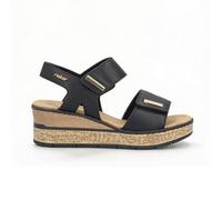 Rieker Rieker ROSE Womens Wedge Sandals Black - UK 7.5 - Black