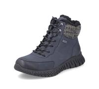 Rieker RiekerTEX M5310 Women's Lace-Up Ankle Boots Loose Inlay Water-Repellent, Blue 14, 5 UK