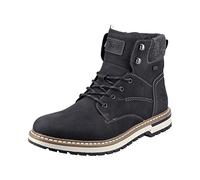 Rieker RiekerTEX Men's Lace-Up Ankle Boots F3812 Water Resistant, black, 6.5 UK