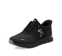 Rieker RiekerTEX Women's Low-Top Trainers M9051, Women's Low Shoes, Loose Insole, Water-Repellent, Black 00, 5 UK