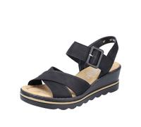 Rieker Sandals Women's Shoes Black 67463