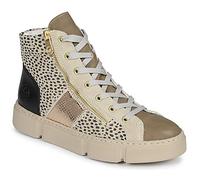 Rieker Ladies Platform Sole Ankle Boots N5931-62 - Beige Combination Synthetic - UK Size 3.5 - EU Size 36 - US Size 5.5