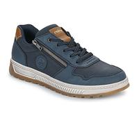 Rieker Men's 37029 Sneaker, Blue, 7.5 UK