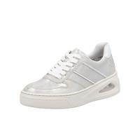 Rieker Silver/Platinum Lace-Up Shoes for Ladies | Rieker N6402-40 Colour: Grey, Size: EU 39 / UK 6