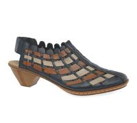 Rieker Women's Damen Halbschuhe 46778 Low Shoes (Navy, UK Footwear Size System, Adult, Women, Numeric, Medium, 5)