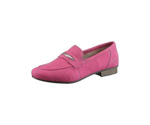 Rieker Slip-On Strappy Loafers Fuchsia