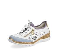 Rieker Sphere Womens Riptape Sandals 3.5/36 White