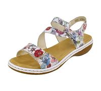 Rieker Sphere Womens Riptape Sandals 4 UK White Multi