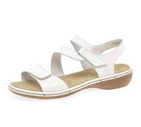Rieker Sphere Womens Riptape Sandals 6.5/40 White