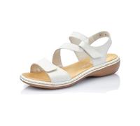 Rieker Sphere Womens Riptape Sandals White