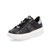 Rieker Sport Black Lace-Up Shoes for Ladies | Rieker W1202-00 Colour: Black, Size: EU 39 / UK 6