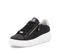 Rieker Sport Black Zip Shoes for Ladies | Rieker Sport W2605-00 Colour: Black, Size: EU 37 / UK 4