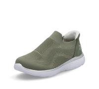 Rieker Sport Green Elasticated Shoes for Ladies | Rieker Sport M5072-52 Colour: Green, Size: EU 40 / UK 6.5