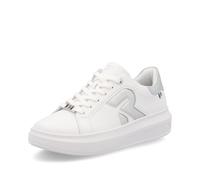 Rieker Sport White Lace-Up Shoes for Ladies | Rieker Sport W1204-82 Colour: White, Size: EU 41 / UK 7.5