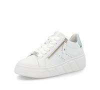 Rieker Sport White Zip Shoes for Ladies | Rieker Sport W2605-80 Colour: White, Size: EU 41 / UK 7.5