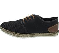 Rieker Sporty Lace-Up Black, Black Mogano, 45 EU