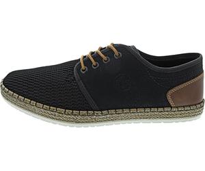 Rieker Sporty Lace-Up Black, Black Mogano, 45 EU