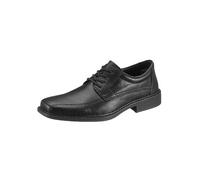 Rieker Square Toe Leather Shoes Black