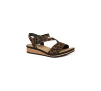 Rieker 'st Lucia' Low Wedge Sandals In Brown Brown 7.5