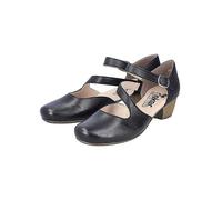 Rieker Strappy Block Heel Shoes Black
