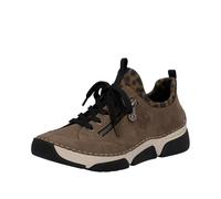 Rieker Stuttgart Womens Light Brown Lace Up Shoe