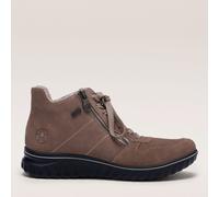 Rieker Suede Zip Wedge Boot CAMEL SIZE 5