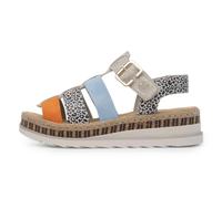 Rieker Tenby Womens Beige Gladiator Leather Sandal - Size 8 - Beige