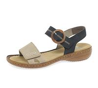 Rieker Texas Womens Sandals 3.5 UK Ginger/Pacific