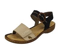 Rieker Women's 608z3 Sandals, Ginger Pacific, 6 UK