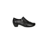 (Black, UK 3.5) Ladies Rieker Smart Slip On Trouser Shoes 41757