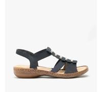 Rieker Trim Sling Womens Sandals - Pacific (62850-14) - UK 8 - Blue