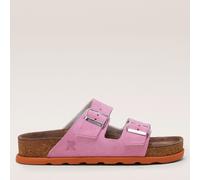 Rieker Two Strap Leather Sandal BLACK SIZE 4