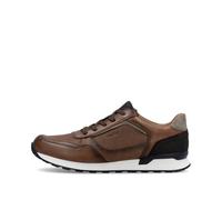 Rieker U0311 Men's mid tan Leather lace up Sneakers (Tan, UK Footwear Size System, Adult, Men, Numeric, Medium, 11)