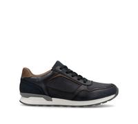 Rieker U0311 mens navy blue smart leather trainers