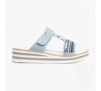 Rieker V02M6 Unisex Adults Comfort Casual Touch Fasten Sandals-Blue