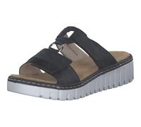 Rieker Blue Hook & Loop Sandals for Ladies | Rieker V1396-14 Colour: Blue, Size: EU 39 / UK 6