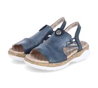 Rieker V2272-14 Womens Sandals Blue
