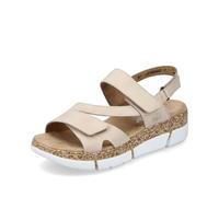 Rieker V2366-60 Womens Sandals - Beige - UK 8 / EU 42