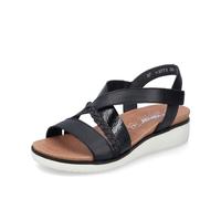 Rieker V3773-00 Womens Sandals Black