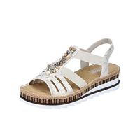 Rieker V3950 Cream/Porcelain Size 40, gold, 7.5 UK