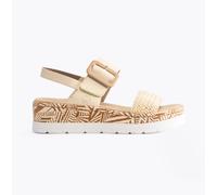 Rieker Women's V3950 Sandal, Beige, 6 UK