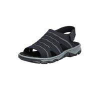 Rieker Velcro Heel Strap Sandals Midnight Blue