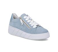 Rieker W2605-12 Pale blue Womens trainers in a Plain Leather in Size 40