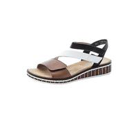 Rieker Wedge Heel Strappy Sandals Multi