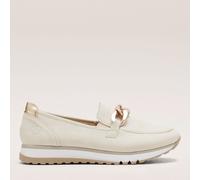 Rieker Wedge Loafer with Chain BEIGE SIZE 3 1/2