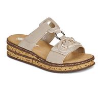 Rieker Wedge sandals 62936-60 in Beige 6.5