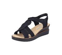 Rieker Wedge Sandals Black