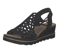 Rieker Women's 67465 Wedge Sandals, Black, 4 UK