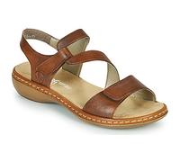 Rieker Sphere Womens Riptape Sandals 8/42 24 TAN LEA