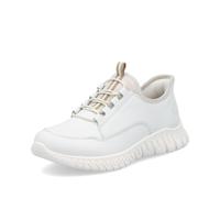Rieker White Elasticated Shoes for Ladies | Ready2Go | Rieker M5357-80 Colour: White, Size: EU 41 / UK 7.5